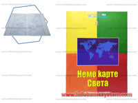 NEMA KARTA SVETA VEZBANKA IZ GEOGRAFIJE                     