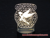 LAMPA LED 3D ZVONCICA                                       