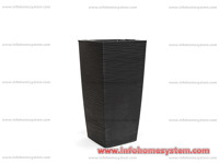 SAKSIJA AURORA VISOKA 24CM CRNA                                       