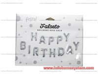BALON SLOVA HAPPY BIRTHDAY FALSETO FESTA                    
