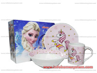 DECIJI SET ZA DORUCAK 3/1 UNICORN                           